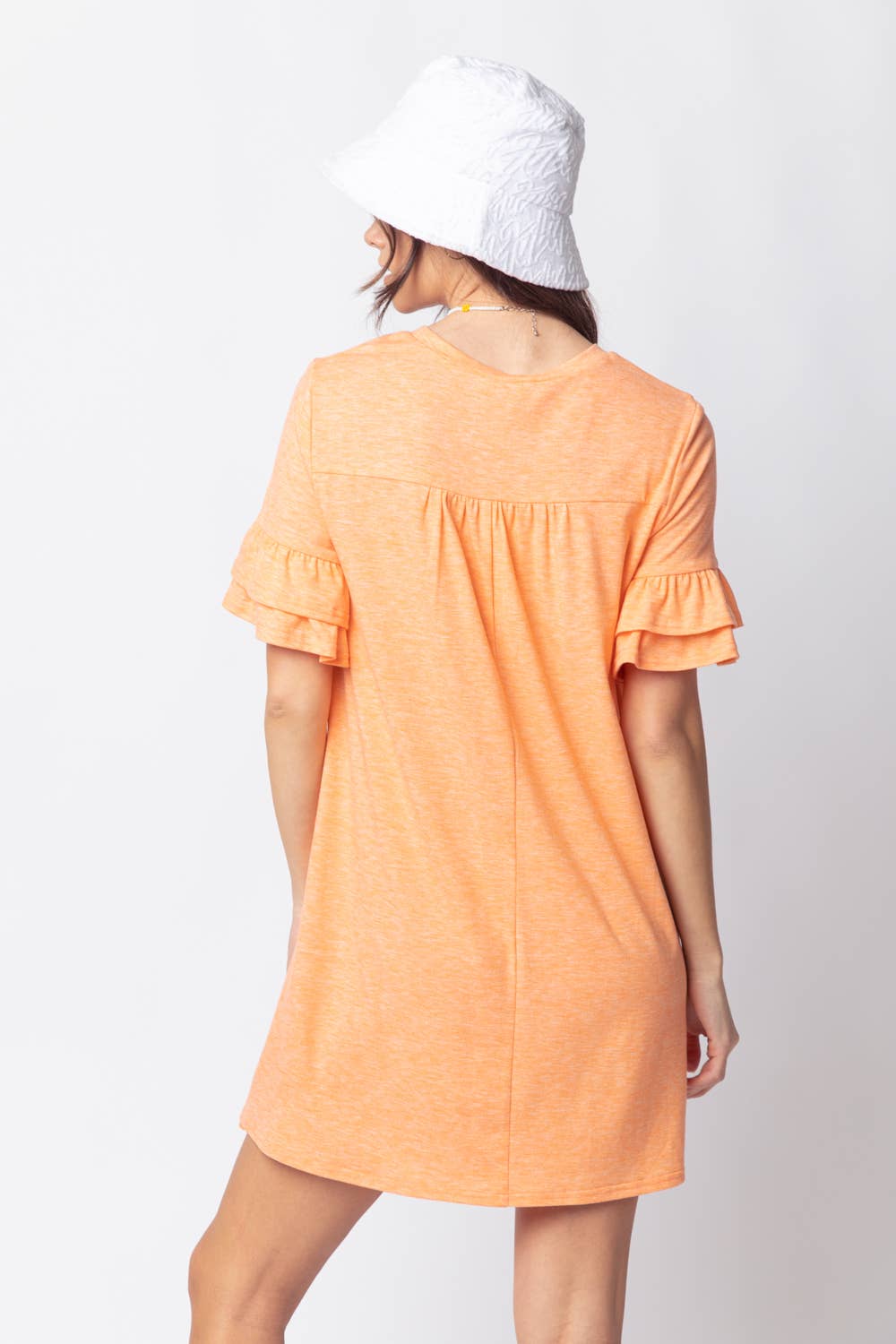French Terry Pocket Tee Shirt Dress