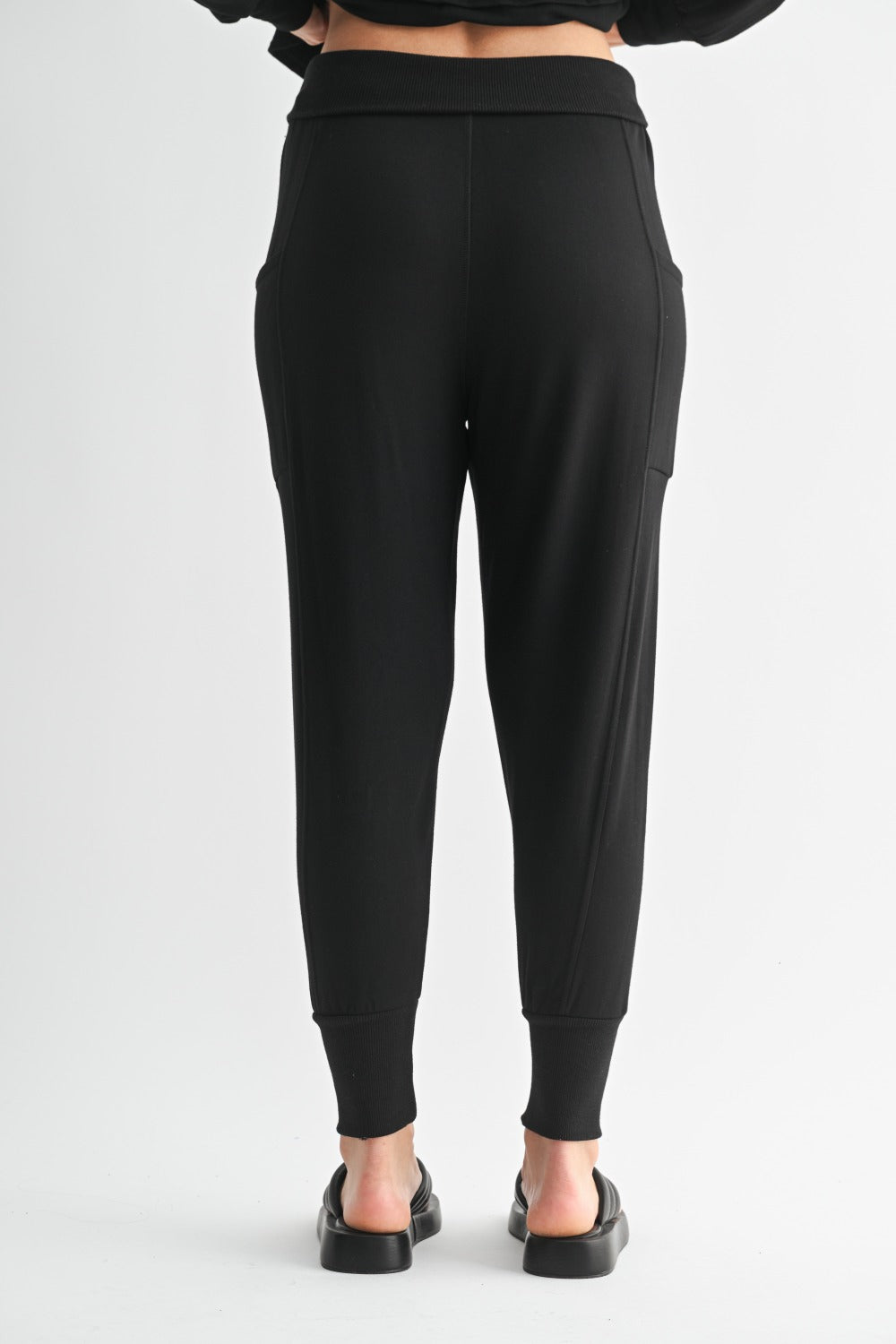 Mono B Foldover Jogger Pants