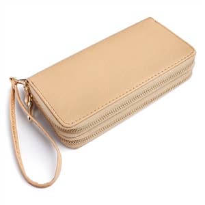 Double Zip Around Wallet