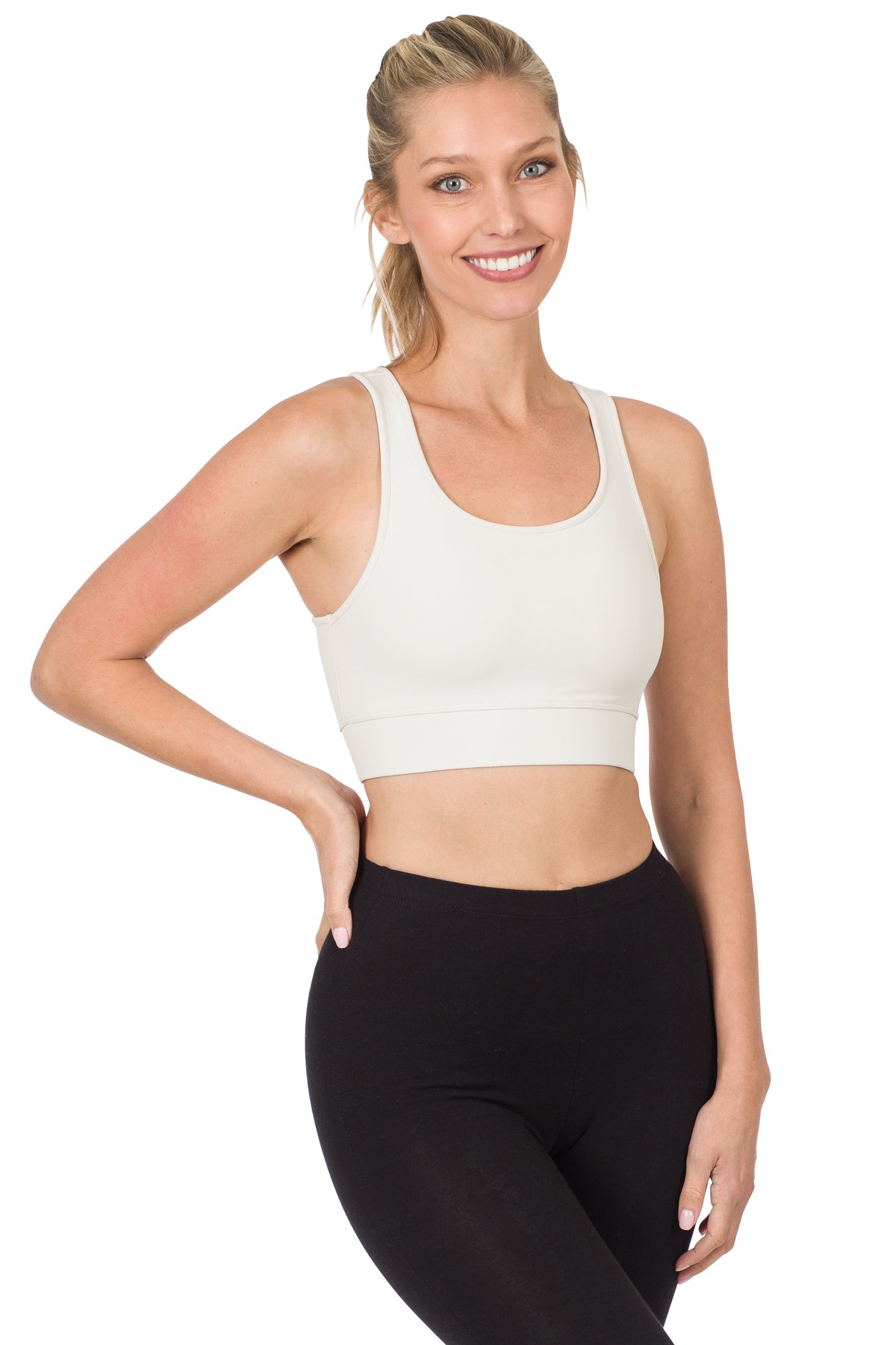 Zenana Padded Altheisure Sports Bra (2 colors)