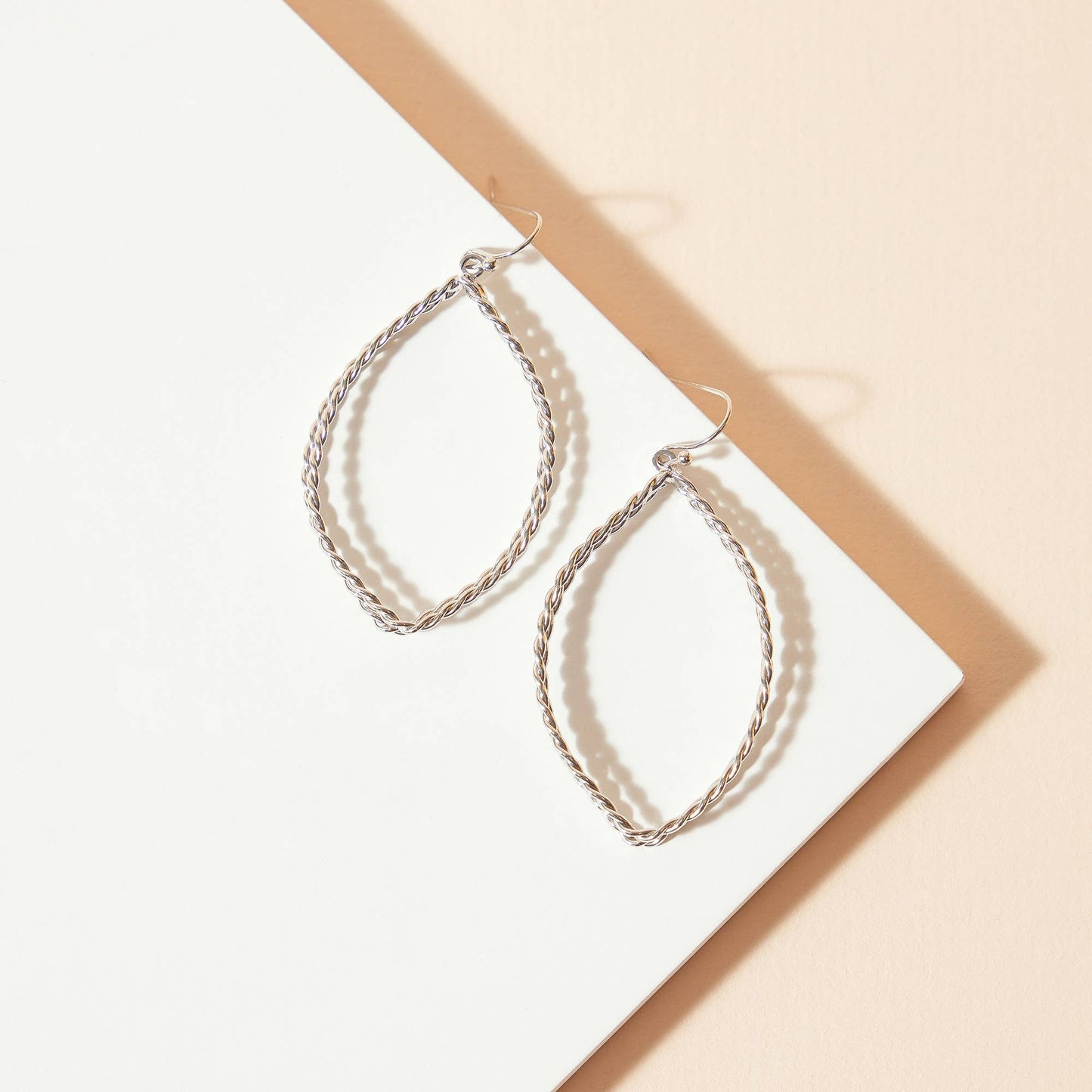 Layered Marquise Dangling Earrings
