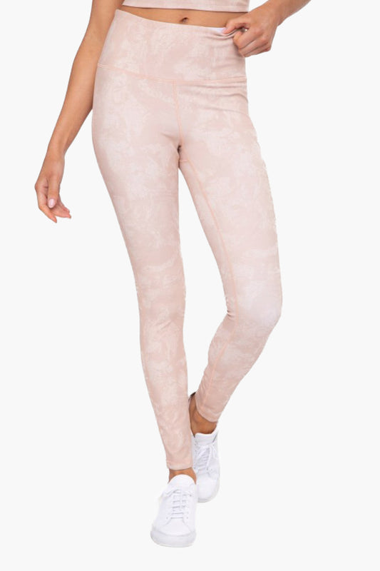 Mono B Marbled High-Waist Leggings